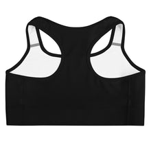 Load image into Gallery viewer, Sports bra black w/colors