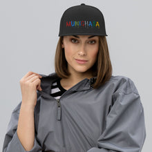 Load image into Gallery viewer, Black Snapback w/colors