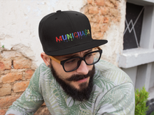 Load image into Gallery viewer, Black Snapback w/colors