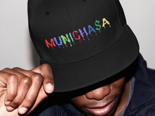 Load image into Gallery viewer, Black Snapback w/colors