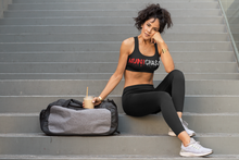 Load image into Gallery viewer, Black Sports bra R/W
