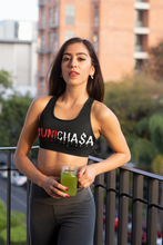 Load image into Gallery viewer, Black Sports bra R/W
